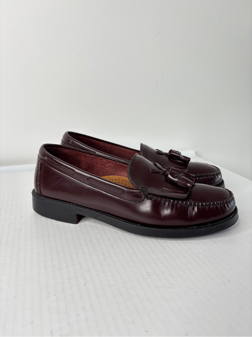 G.H. Bass Womens Weejuns Marietta II Kiltie Tassel Loafer Shoe Size 9 M Burgundy - Picture 11 of 15